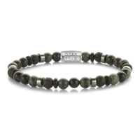 REBEL & ROSE REBEL & ROSE Armband | Variations Green Forest | 6 mm