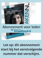 SchakenNL SchakenNL abonnement voor leden van de schaakbond