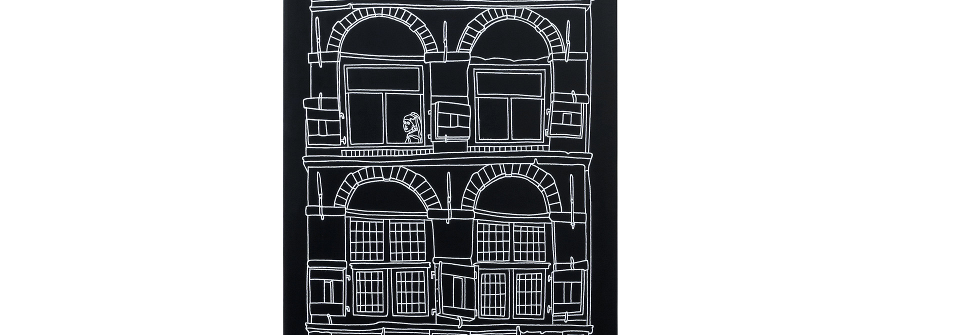Kast Amsterdam Print Trapgevel/Stairgable