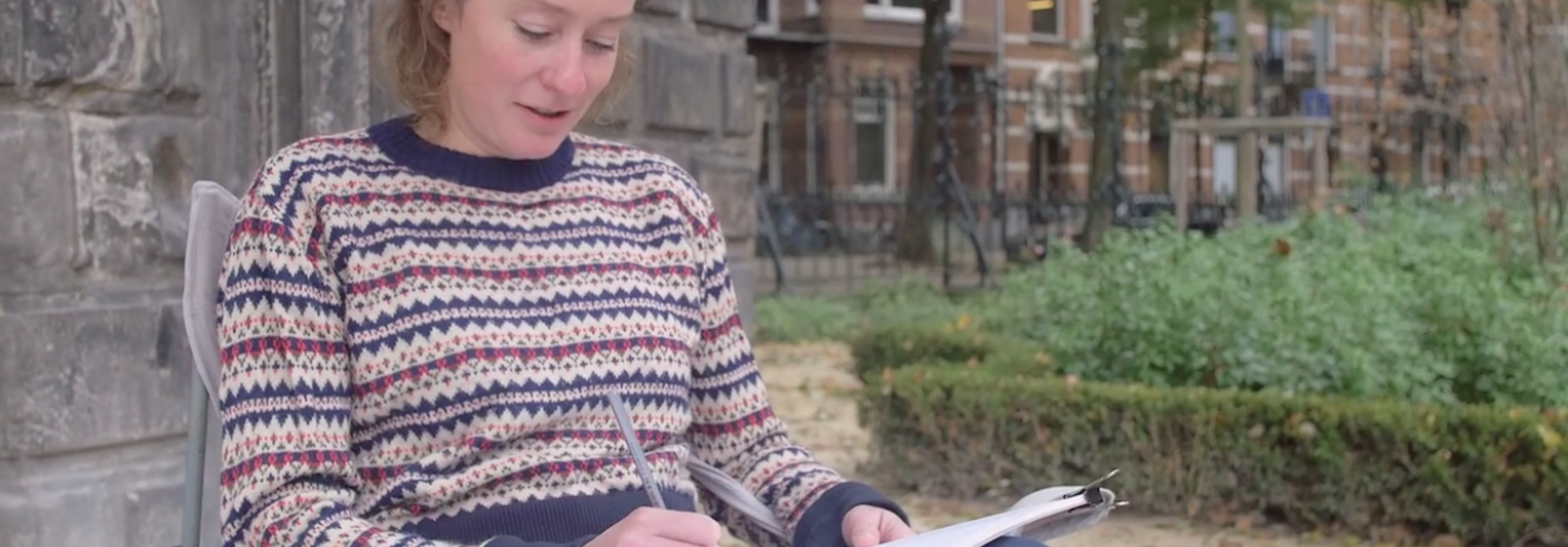 Artist Elles Middeljans (who illustrated our Amsterdam Print) draws Rijksmuseum