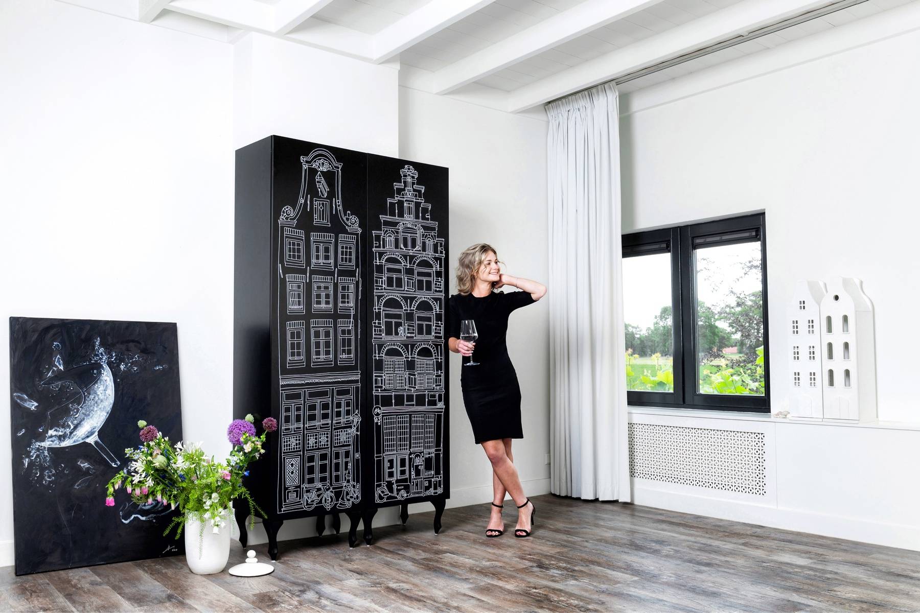 in the shape of Gablehouses Kast van een Huis by This is Dutch This is Dutch