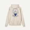 Libertine Libertine copeland coffee hoodie 1867 - ecru melange Libertine Libertine copeland coffee hoodie 1867 - ecru melange