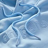 Ampère samuel embroidered hoodie - placid blue Ampère samuel embroidered hoodie - placid blue