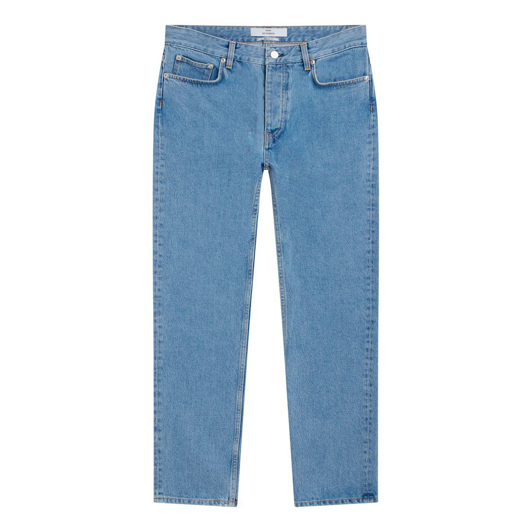 won hundred ben Italy jeans - distressed blue