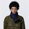 taion-201mt muffler/scarf - navy ivory taion-201mt muffler/scarf - navy ivory