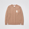 Norse Projects fridolf intarsia knit - utility khaki Norse Projects fridolf intarsia knit - utility khaki