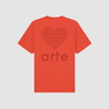 Arte Antwerp tzara back heart tee - red Arte Antwerp tzara back heart tee - red