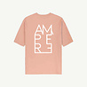 Ampère august house print tee - peach nectar Ampère august house print tee - peach nectar