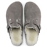 Birkenstock VL Boston Sheepskin Birckenstock Sandals - Stone Coin Birkenstock VL Boston Sheepskin Birckenstock Sandals - Stone Coin