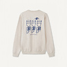 Libertine Libertine society refill sweat 1867 - ecru melange Libertine Libertine society refill sweat 1867 - ecru melange