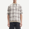Samsoe Samsoe Taka JM 14045 Shirt - Cream Check Samsoe Samsoe Taka JM 14045 Shirt - Cream Check