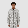Arte Antwerp Jean Allover Heart Jacket - White Black Arte Antwerp Jean Allover Heart Jacket - White Black