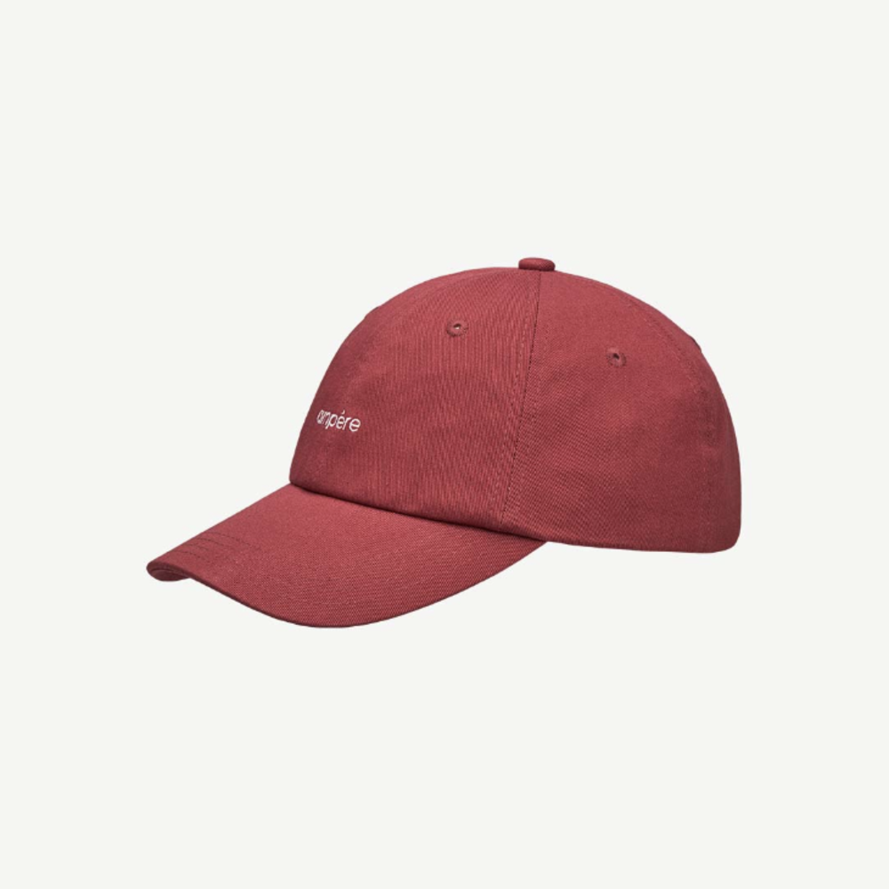 Ampère Logo Cap - Brick Red | ABOUTLIFESTYLE - ABOUTLIFESTYLE