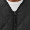 Taion Military Zip V-Neck Vest - Black Taion Military Zip V-Neck Vest - Black