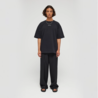Róhe Short Sleeve Logo Sweatshirt - Black Róhe Short Sleeve Logo Sweatshirt - Black