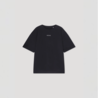 Róhe Short Sleeve Logo Sweatshirt - Black Róhe Short Sleeve Logo Sweatshirt - Black