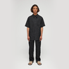 Róhe Floral ss Shirt - Black Jacquard Róhe Floral ss Shirt - Black Jacquard