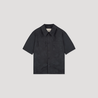 Róhe Floral ss Shirt - Black Jacquard Róhe Floral ss Shirt - Black Jacquard