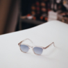 River x Crystal Sunglasses - Blue Gradient Lens River x Crystal Sunglasses - Blue Gradient Lens