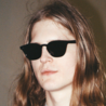 River x Black Sunglasses - Green Solid Lens River x Black Sunglasses - Green Solid Lens