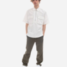 Norse Projects Ivan Cordura Tab Series Shirt - White Norse Projects Ivan Cordura Tab Series Shirt - White