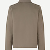 Samsoe Samsoe Jonathan 11746 Half Zip Logo Sweat - Brindle Samsoe Samsoe Jonathan 11746 Half Zip Logo Sweat - Brindle
