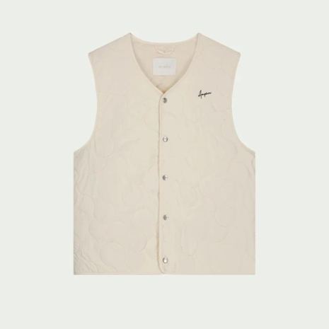 Ampère Fedde Quilted Vest - Whisper White Ampère Fedde Quilted Vest - Whisper White
