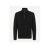 Samsoe Samsoe Gunan 10490 Turtle Neck Zip - Black Samsoe Samsoe Gunan 10490 Turtle Neck Zip - Black
