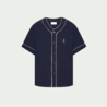 Ampère Benno Baseball Shirt - Midnight Blue Ampère Benno Baseball Shirt - Midnight Blue
