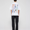 Róhe Patchwork Print Tee - White Róhe Patchwork Print Tee - White