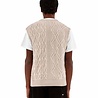 Arte Antwerp Multi Texture Sleeveless Vest - Cream Arte Antwerp Multi Texture Sleeveless Vest - Cream