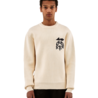 Arte Antwerp Chest Pixel Dancer Sweat - Cream Arte Antwerp Chest Pixel Dancer Sweat - Cream