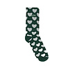 Arte Antwerp Heart Jacquard Sock - Green|Cream Arte Antwerp Heart Jacquard Sock - Green|Cream