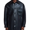Nanushka Martin Overshirt - Regenerated Leather Black Nanushka Martin Overshirt - Regenerated Leather Black