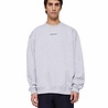 Róhe Crewneck Logo Sweatshirt - Light Grey mel. Róhe Crewneck Logo Sweatshirt - Light Grey mel.