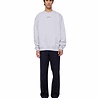Róhe Crewneck Logo Sweatshirt - Light Grey mel. Róhe Crewneck Logo Sweatshirt - Light Grey mel.