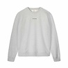 Róhe Crewneck Logo Sweatshirt - Light Grey mel. Róhe Crewneck Logo Sweatshirt - Light Grey mel.