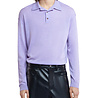 Nanushka Ziast LS Polo Shirt - Lilac Nanushka Ziast LS Polo Shirt - Lilac