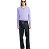 Nanushka Ziast LS Polo Shirt - Lilac Nanushka Ziast LS Polo Shirt - Lilac