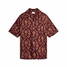 Drôle de Monsieur La Chemise Damas ss Shirt - Wine Drôle de Monsieur La Chemise Damas ss Shirt - Wine