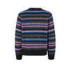 Samsoe Samsoe Tiago 11250 Crew Neck - Tulipwood Str. Samsoe Samsoe Tiago 11250 Crew Neck - Tulipwood Str.