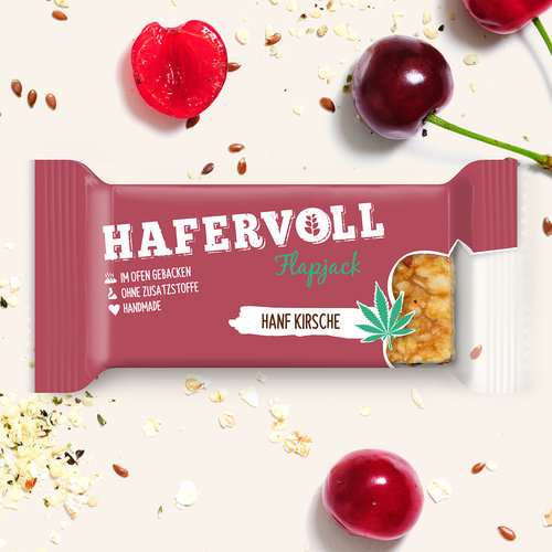 HAFERVOLL Flapjack Hanf Sauerkirsch HAFERVOLL Flapjack Hanf Sauerkirsch