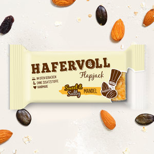 HAFERVOLL Classic Flapjack Sweet & Salty Mandel