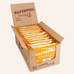 HAFERVOLL 13er Box - Porridge2go Erdnuss - Bio