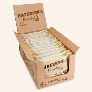 HAFERVOLL 13er Box - Porridge2go Mandel Kokos - Bio