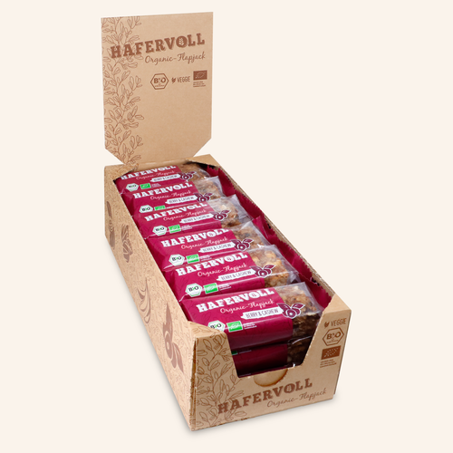 HAFERVOLL 18er Box - Organic Flapjack Berry & Cashew