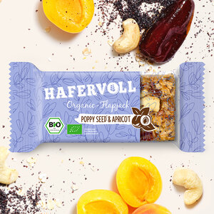 HAFERVOLL Poppy Seed & Apricot - 18er Box