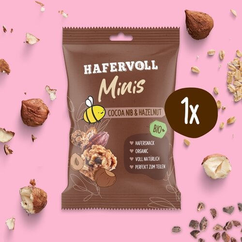 HAFERVOLL 1er Minis Cocoa Nib & Hazelnut