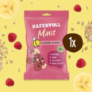 HAFERVOLL 1x Raspberry & Banana Minis