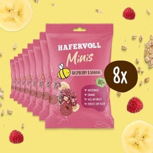 HAFERVOLL Raspberry & Banana - 8er Box